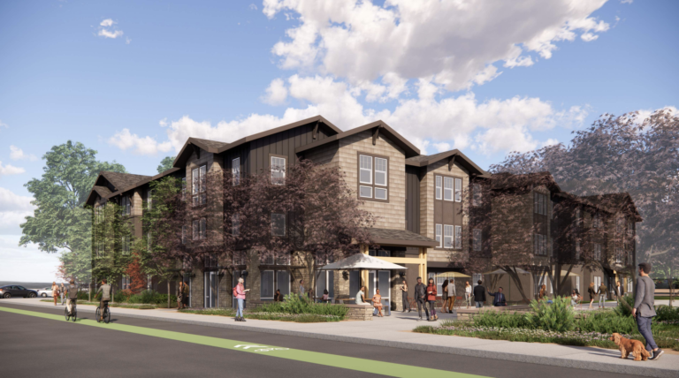 Marinwood Plaza affordable housing project in Lucas Valley, Marin County